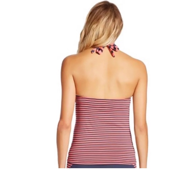 Mossimo Supply Co. Mint Julep Stripe Halter Tankini Top - Picture 6 of 7